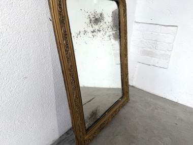 Miroir ancien au mercure, XIXe siècle, vue 4