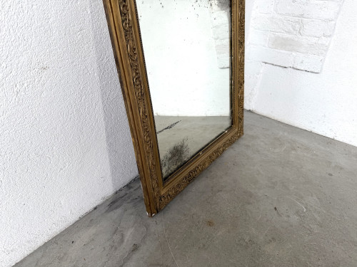 Miroir ancien au mercure, XIXe siècle, vue 5