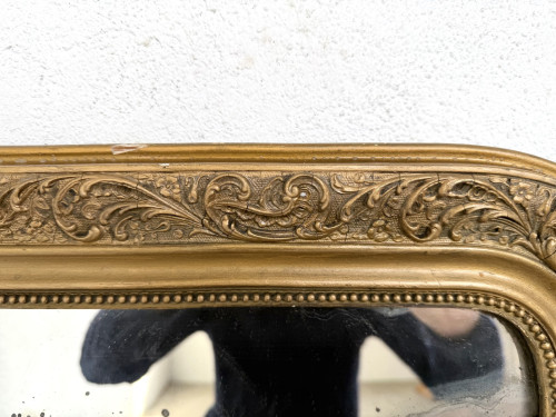 Miroir ancien au mercure, XIXe siècle, vue 13
