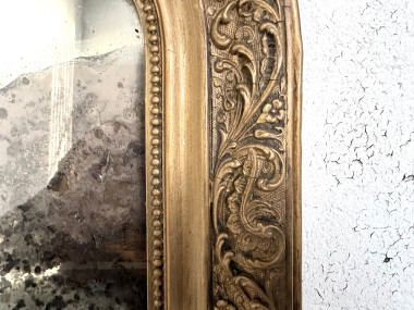 Miroir ancien au mercure, XIXe siècle, vue 14