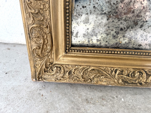 Miroir ancien au mercure, XIXe siècle, vue 20