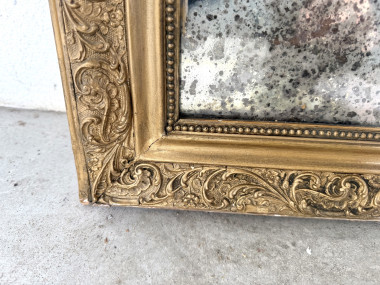 Miroir ancien au mercure, XIXe siècle, vue 20