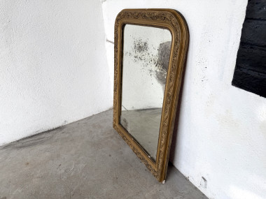 Miroir ancien au mercure, XIXe siècle, vue 21