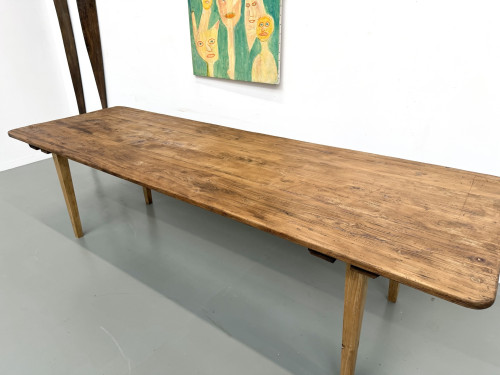 Table de ferme XXL aux pieds fuseaux, vue 12