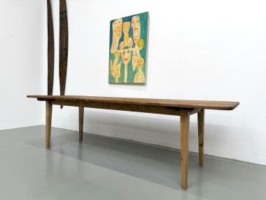 Table de ferme XXL aux pieds fuseaux, vue 17