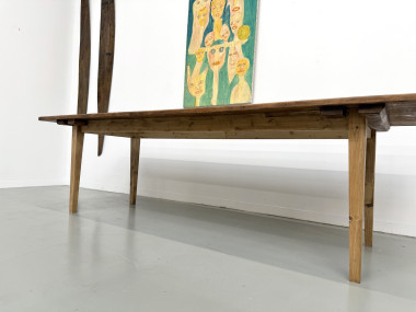 Table de ferme XXL aux pieds fuseaux, vue 18