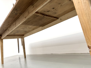 Table de ferme XXL aux pieds fuseaux, vue 19