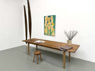 Table de ferme XXL aux pieds fuseaux, vue 25