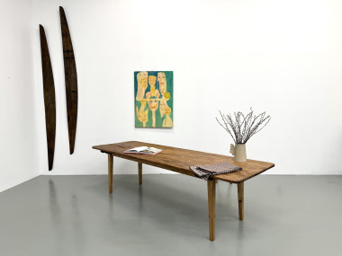 Table de ferme XXL aux pieds fuseaux, vue 29