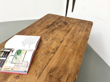 Table de ferme XXL aux pieds fuseaux, vue 34