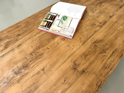 Table de ferme XXL aux pieds fuseaux, vue 35