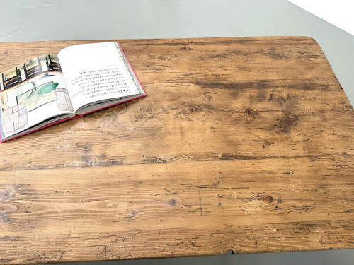 Table de ferme XXL aux pieds fuseaux, vue 37