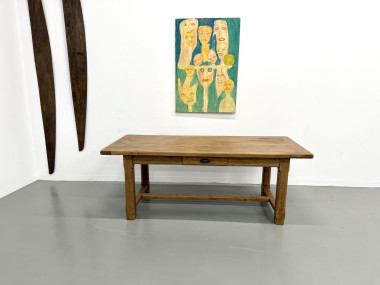 Table en chêne à rallonges, vue 3
