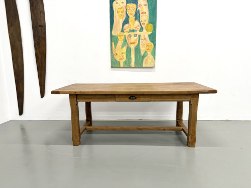 Table en chêne à rallonges, vue 4