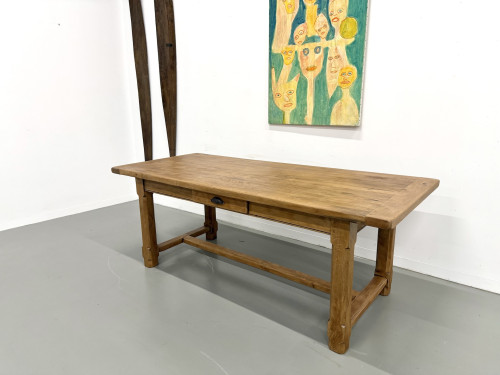 Table en chêne à rallonges, vue 6