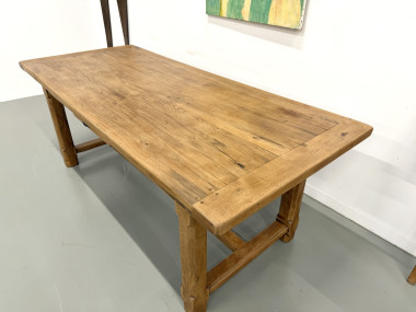 Table en chêne à rallonges, vue 13