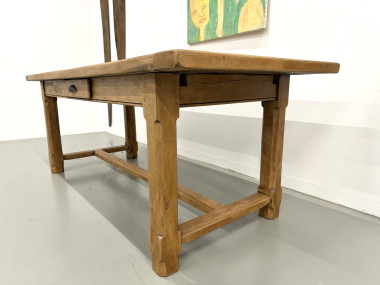 Table en chêne à rallonges, vue 14
