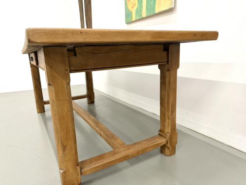Table en chêne à rallonges, vue 15