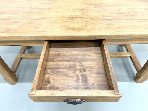 Table en chêne à rallonges, vue 17
