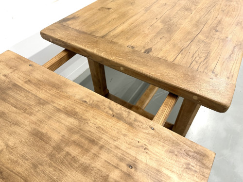 Table en chêne à rallonges, vue 22