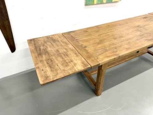Table en chêne à rallonges, vue 25