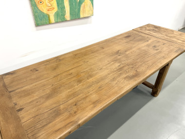 Table en chêne à rallonges, vue 26