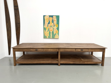 Table de drapier XXL des années 50, vue 3