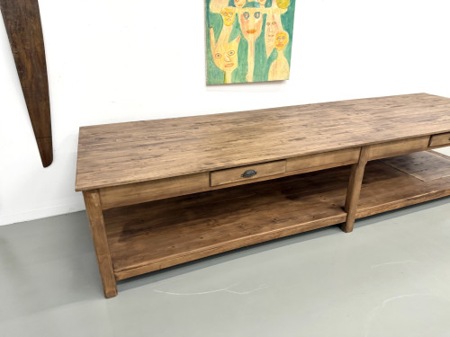 Table de drapier XXL des années 50, vue 5