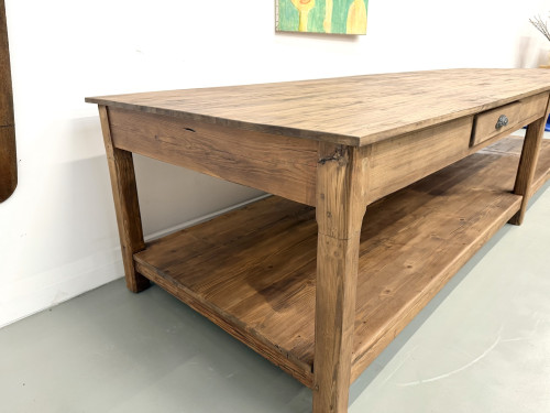 Table de drapier XXL des années 50, vue 7