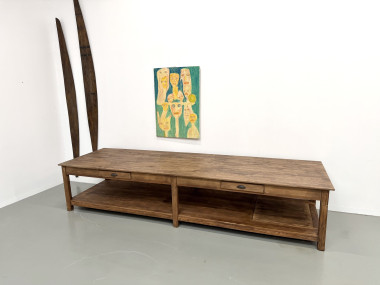 Table de drapier XXL des années 50, vue 26