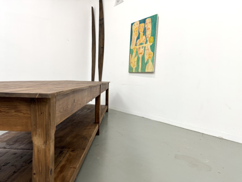 Table de drapier XXL des années 50, vue 28