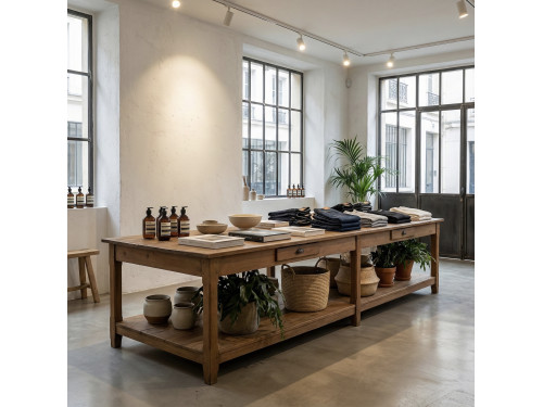Table de drapier XXL des années 50, vue 34