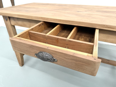 Table de Ferme en Noyer des Années 1930, vue 10