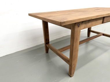 Table de Ferme en Noyer des Années 1930, vue 18