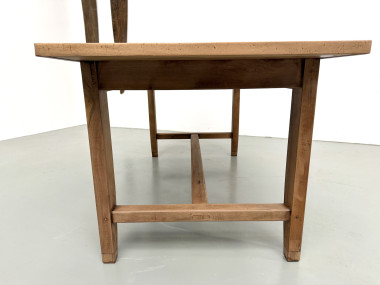 Table de Ferme en Noyer des Années 1930, vue 21