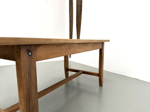 Table de Ferme en Noyer des Années 1930, vue 23