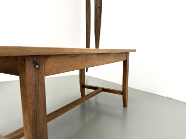 Table de Ferme en Noyer des Années 1930, vue 23