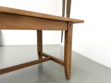 Table de Ferme en Noyer des Années 1930, vue 24