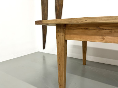 Monumentale Table de Ferme en Pin XXL (3m20) – Années 70, vue 19