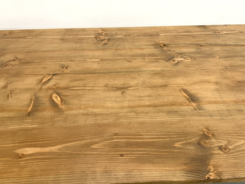 Monumentale Table de Ferme en Pin XXL (3m20) – Années 70, vue 20
