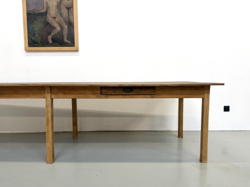 Table XXL à 6 pieds en pin et hévéa massif, vue 3