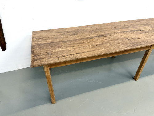 Table XXL à 6 pieds en pin et hévéa massif, vue 5