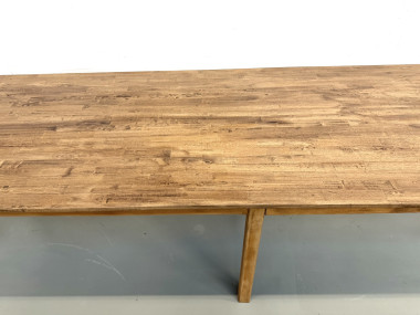 Table XXL à 6 pieds en pin et hévéa massif, vue 6
