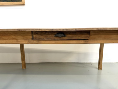 Table XXL à 6 pieds en pin et hévéa massif, vue 8