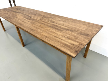 Table XXL à 6 pieds en pin et hévéa massif, vue 11