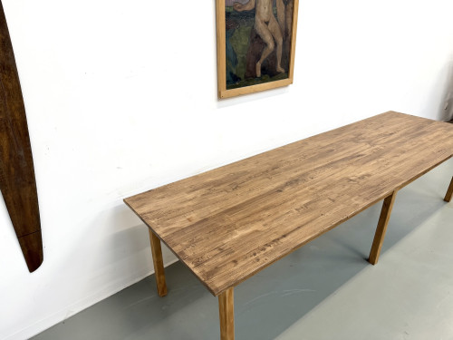 Table XXL à 6 pieds en pin et hévéa massif, vue 15