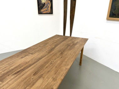 Table XXL à 6 pieds en pin et hévéa massif, vue 19