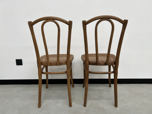 Duo de chaises bistrot Thonet, vue 9