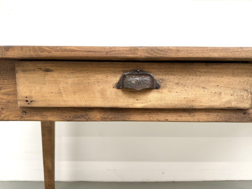 Table de Ferme Vintage en Pin Blond, vue 8
