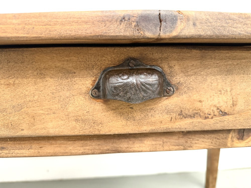 Table de Ferme Vintage en Pin Blond, vue 9